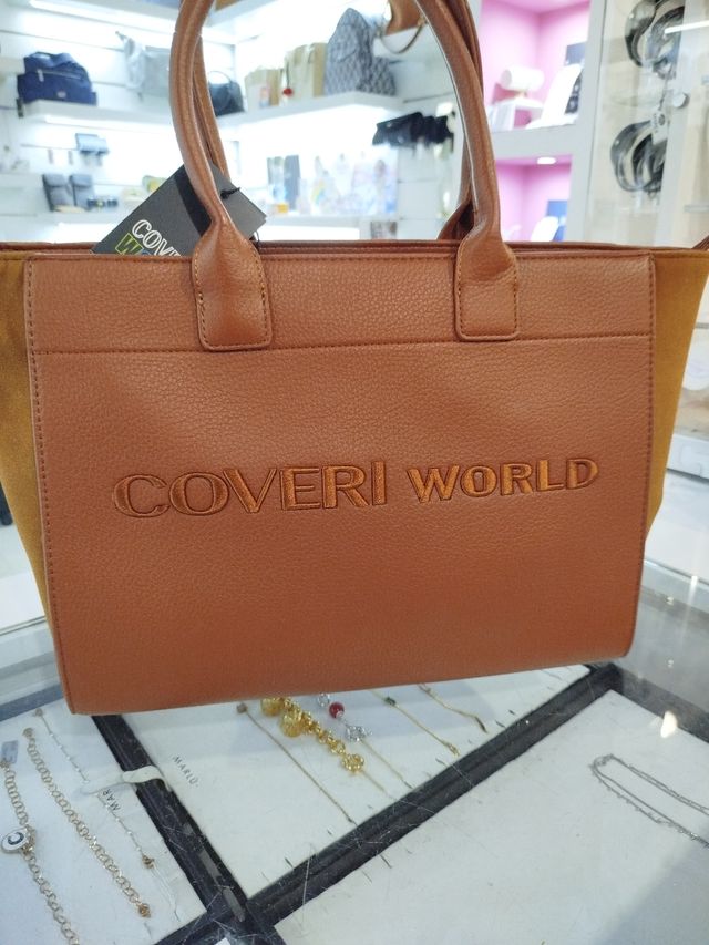 Borsa Coveri World marrone