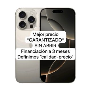Precintado iPhone 16 Pro Max 256GB Titanio Natural