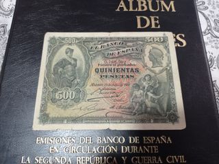 Billete 500 Pesetas Banco de España 1907