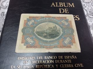 Billete 500 Pesetas Banco de España 1907