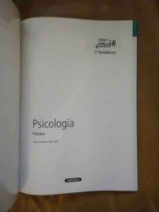 Psicología 2º Bachillerato Práctica