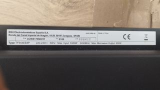 Horno microondas compacto Balay