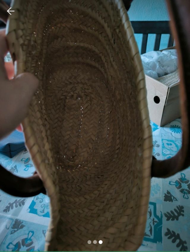 Capazo pequeño con corazón