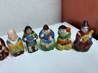 7 Figuras Chinas Porcelana Decorativas