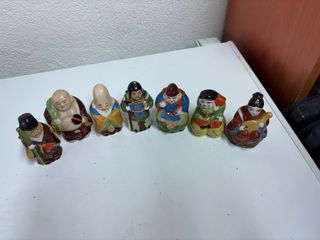 7 Figuras Chinas Porcelana Decorativas