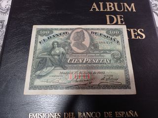 Billete 100 Pesetas Banco de España 1907