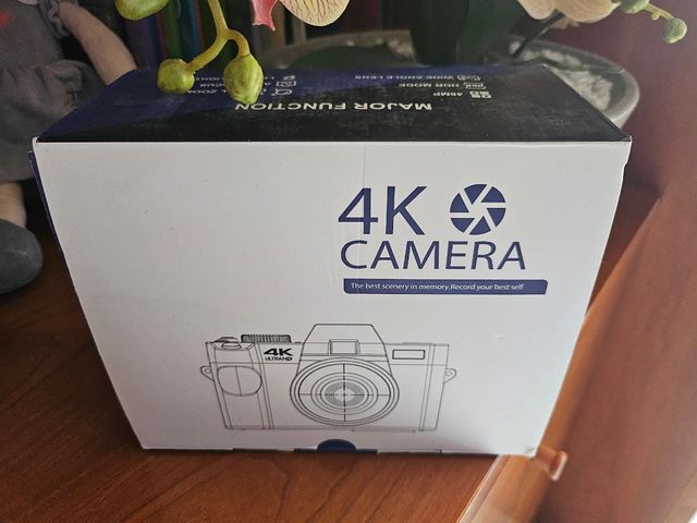 Cámara Digital 4K 48MP Negra