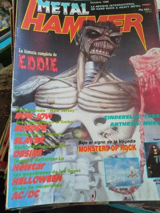 Revistas metal hammer con historia completa Eddi