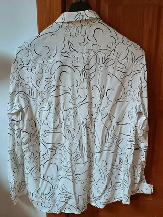 Camisa Bimba y Lola Estampada Conejos Talla M