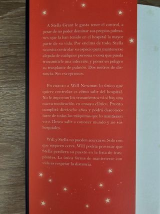 Libro "A dos metros de ti"