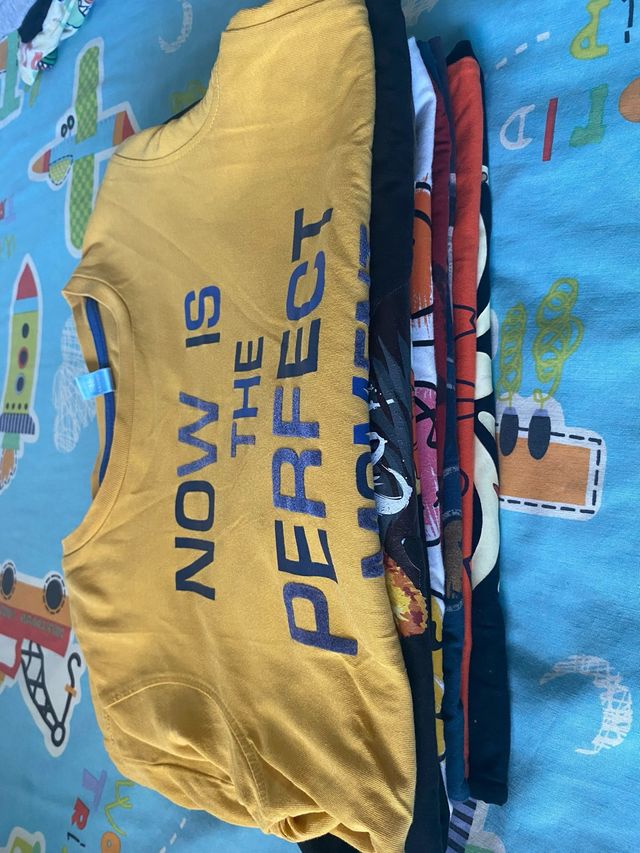 Lote 7-9 años 10 Camisetas Manga Larga