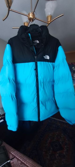 Cazadora The North Face Azul y Negra Talla L