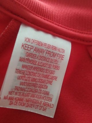Chaqueta Adidas Roja Talla 15-16