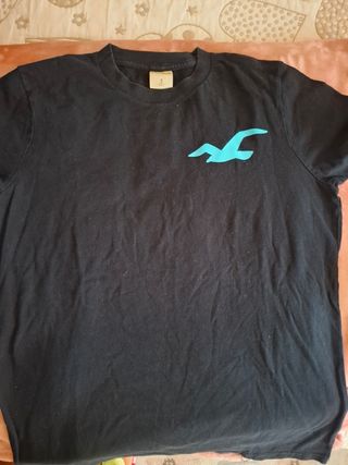 Camiseta Hollister Negra Talla S
