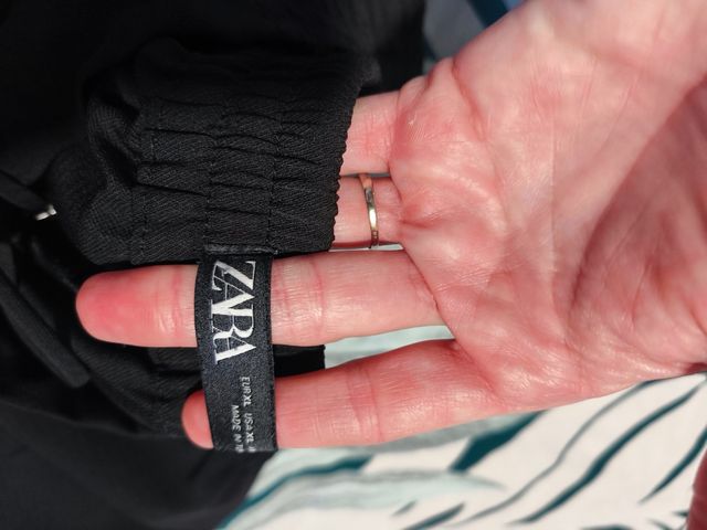 Pantalón Zara Negro Talla XL