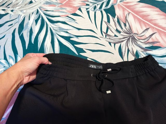Pantalón Zara Negro Talla XL