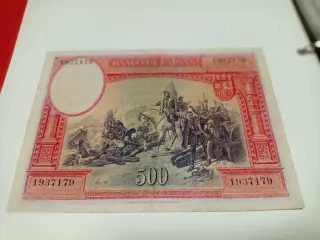 Billete 500 Pesetas Banco de España 1935