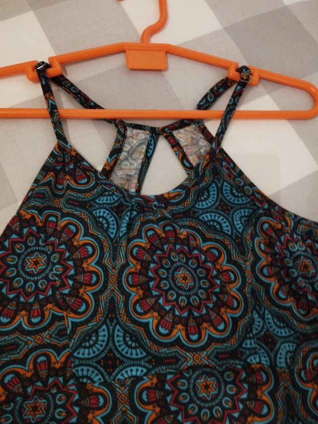 Vestido de verano con estampado mandala