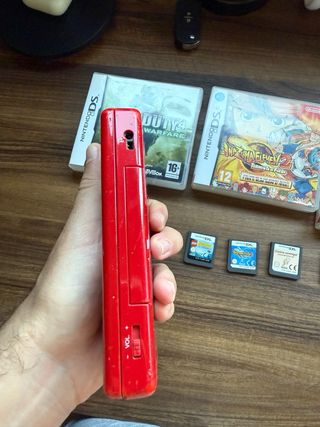 Nintendo DS Lite Red + Giochi + Accessori