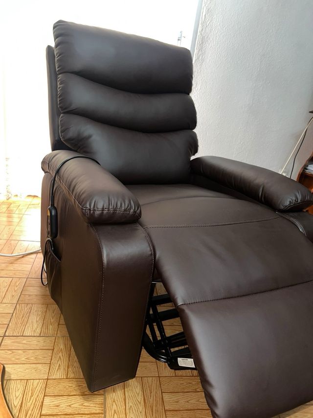 Sillón relax eléctrico, con calor lumbar y masaje