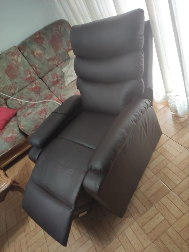 Sillón relax eléctrico, con calor lumbar y masaje