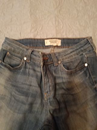 Pantalón vaquero Mango azul