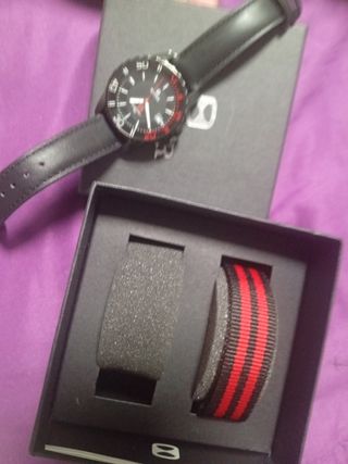 Reloj Racer Negro y Rojo