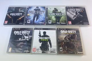 Lote 7 Videojuegos Call of Duty PS3