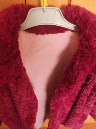 Abrigo de niña hecho a mano talla 6/7 años