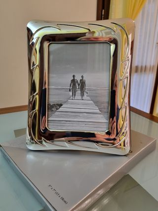Cornice portafoto Silver Pladed 13×18 nuova