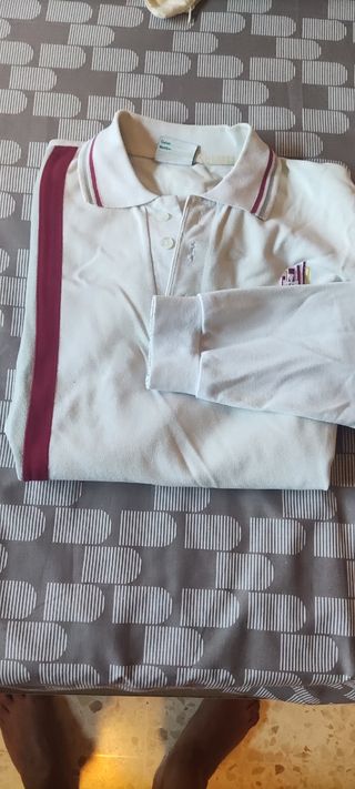 Lote 2 polos manga larga talla S