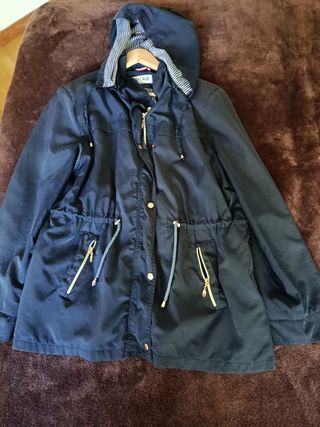 Parka entretiempo MIAO azul XXL