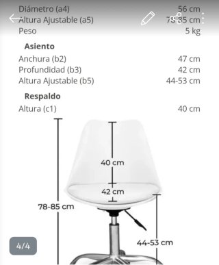 Silla de escritorio rosa con ruedas.