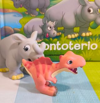 El brontoterio y figuras