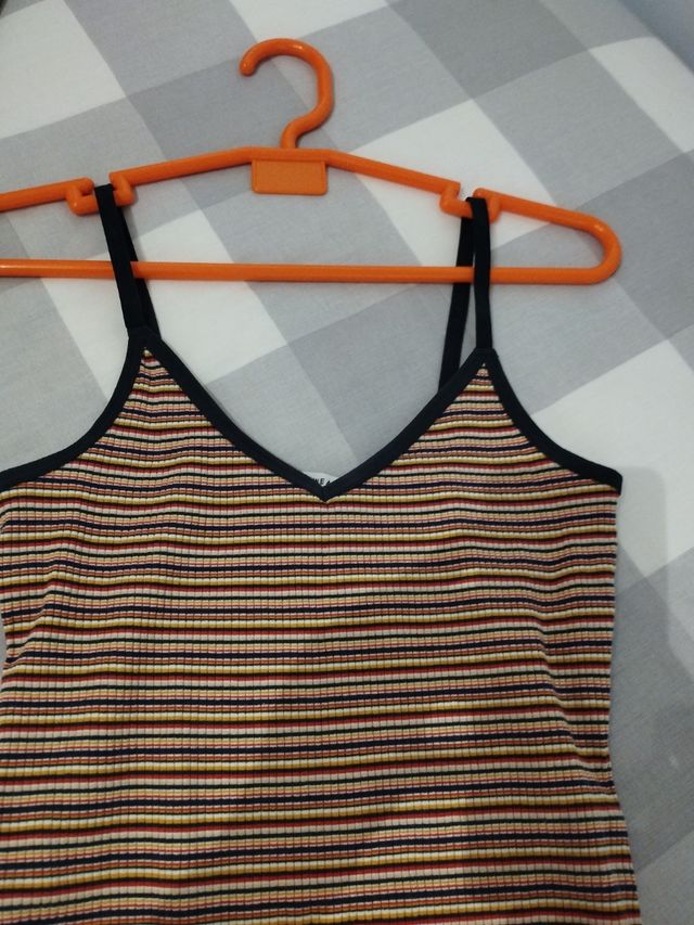 Body de tirantes con rayas