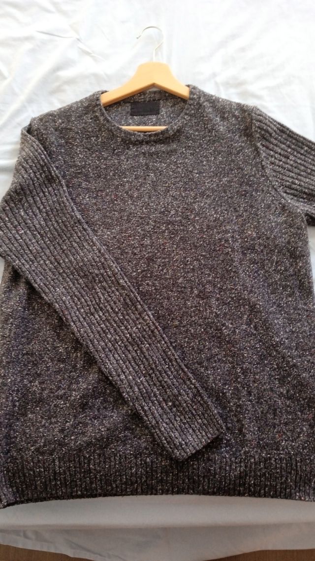 Jersey gris jaspeado