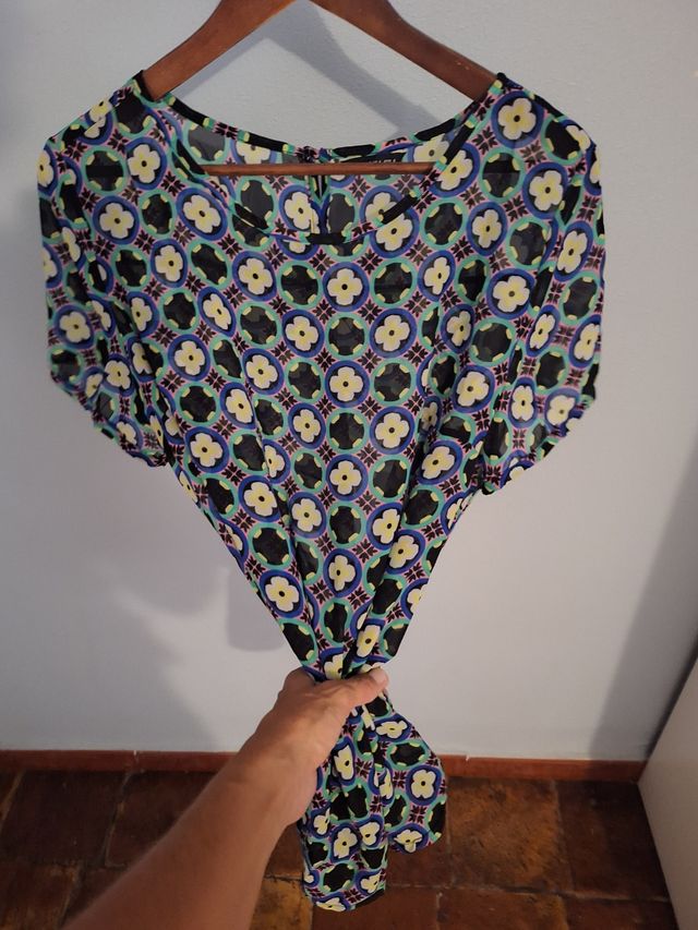Camisa manga corta estampada