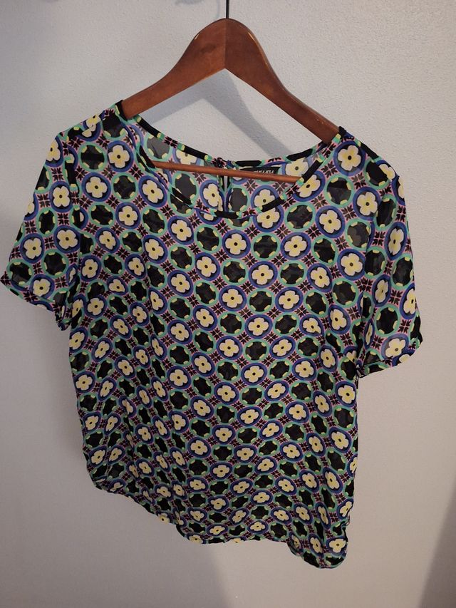 Camisa manga corta estampada