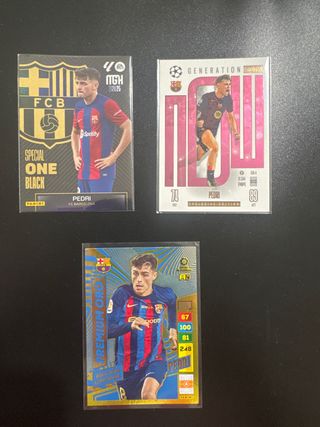 3 Cromos Pedri FC Barcelona