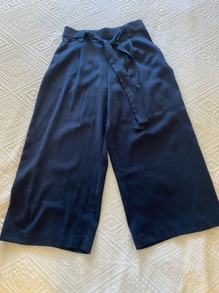 Pantalón Zara Azul Marino