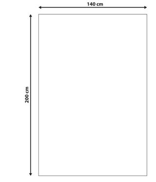 Alfombra de algodón, beige, marrón y beige.