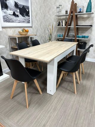 Mesa extensible + 6 sillas