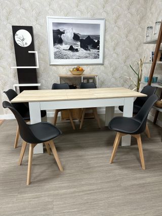 Mesa extensible + 6 sillas