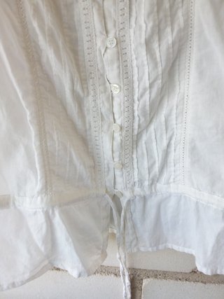 Blusa Stradivarius Algodón Blanca Talla M