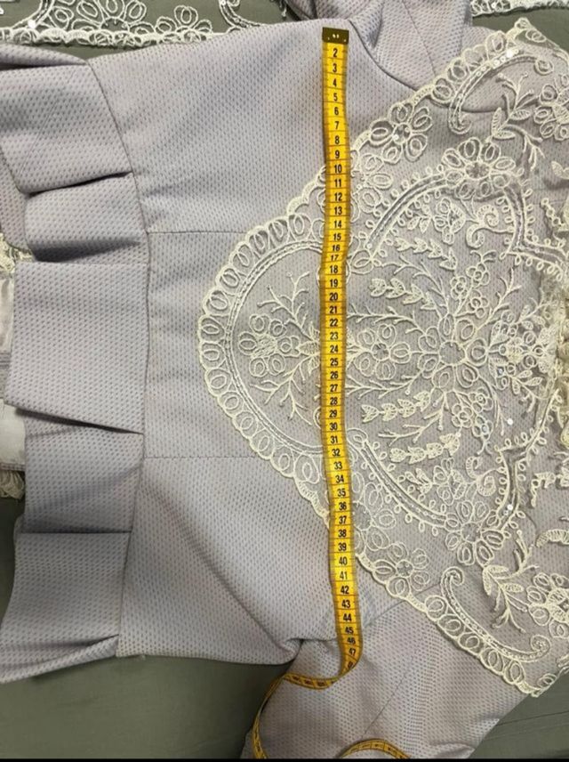 Corpiño de fallera talla 46 lila claro