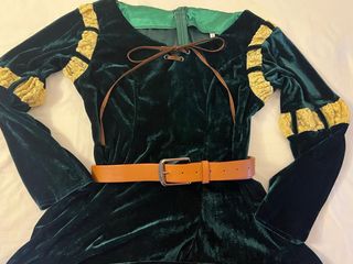 Disfraz Princesa Medieval Verde y Dorado