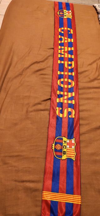 Bufanda FCB primera champions 