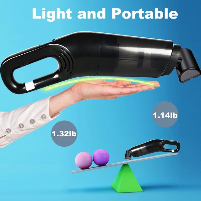 Aspirador de mano recargable 120W