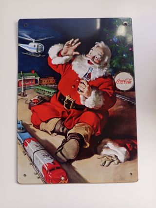 Chapa Vintage Coca Cola Santa Claus