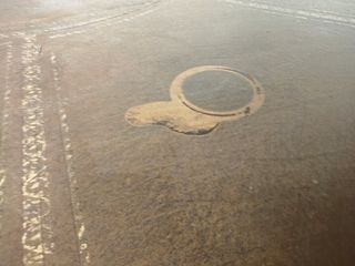 Mesa de despacho antigua de madera